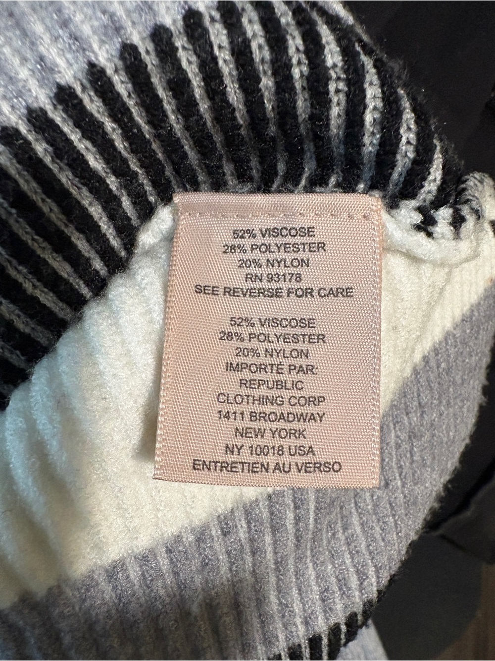 Philosophy Relaxed Stripe Knit Sweater - SZ 2X - Picture 5 of 6